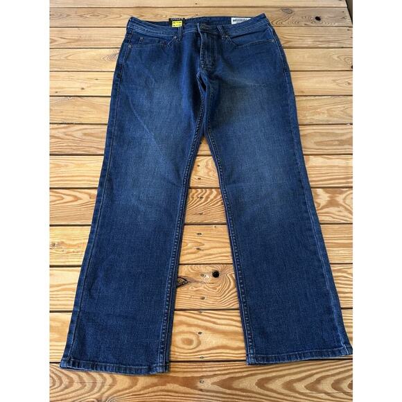 NWT Buffalo David Bitton Jackson X Straight Leg Jeans Size 32x30 Men’s Blue - Picture 1 of 10